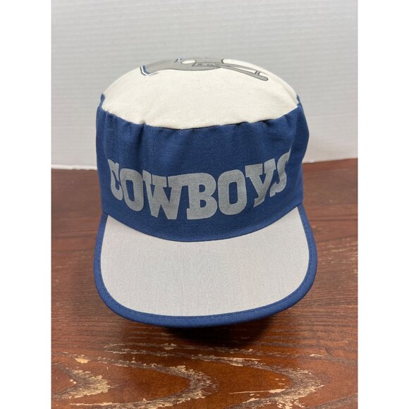 Dallas Cowboys NFL Vintage Painters Hat Blue & White X3 - Picture 1 of 6